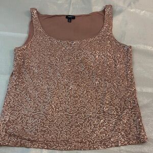 Talbots Shimmering Brown Tank Top